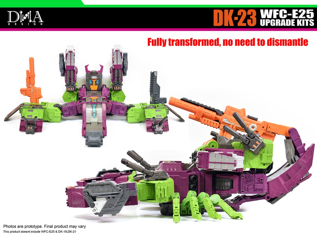 transformers earthrise scorponok upgrade kit